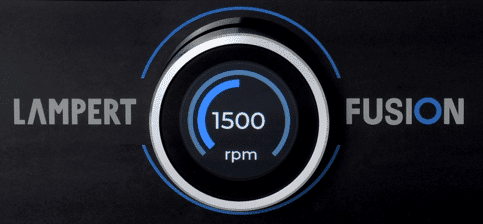 Rotary-push control on the front of the FUSION